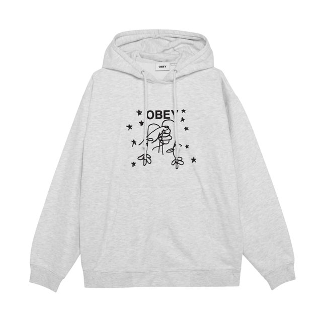 OBEY New Life Hoodie - Heather Grey