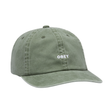 OBEY Pigment Bold 6 Panel Strapback Cap Hat - Pigment Olive