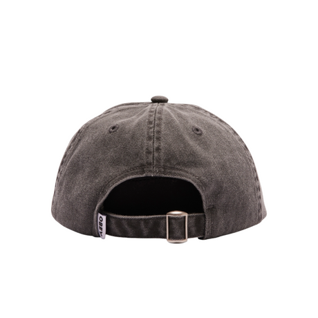 OBEY Pigment Lowercase 6 Panel Snapback Cap Hat - Black