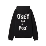 OBEY Posse Extra Heavy Hoodie - Black