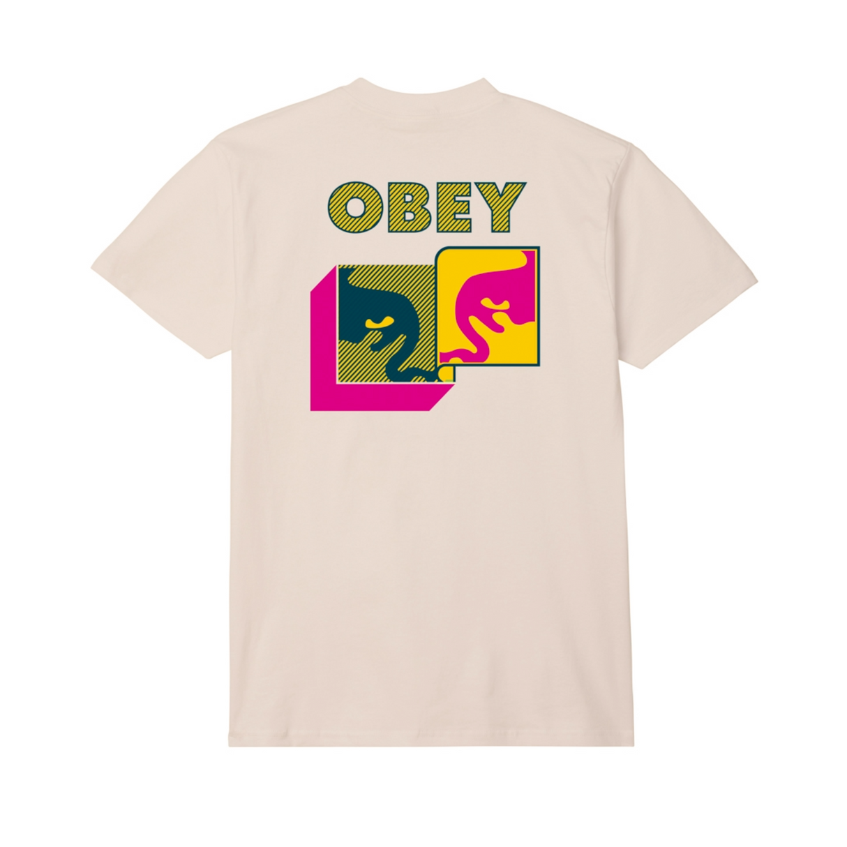 OBEY Post Modern T-Shirt - Cream