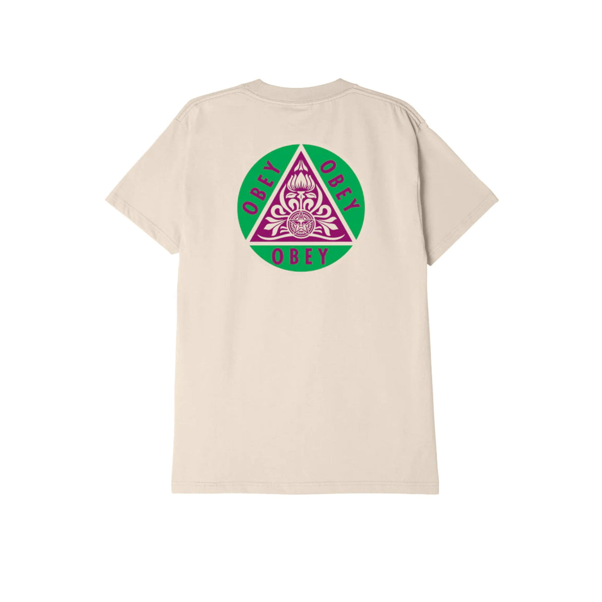 OBEY Pyramid T-Shirt - Cream