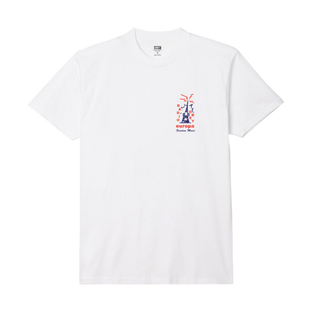 OBEY Radio Europa T-Shirt - White