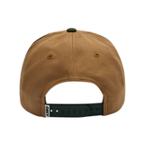 OBEY Ranch 5 Panel Snapback Cap Hat - Deep Forest / Multi