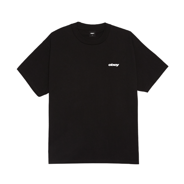 OBEY Real Spill T-Shirt - Black