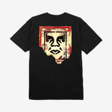 OBEY Ripped Icon T-Shirt - Black