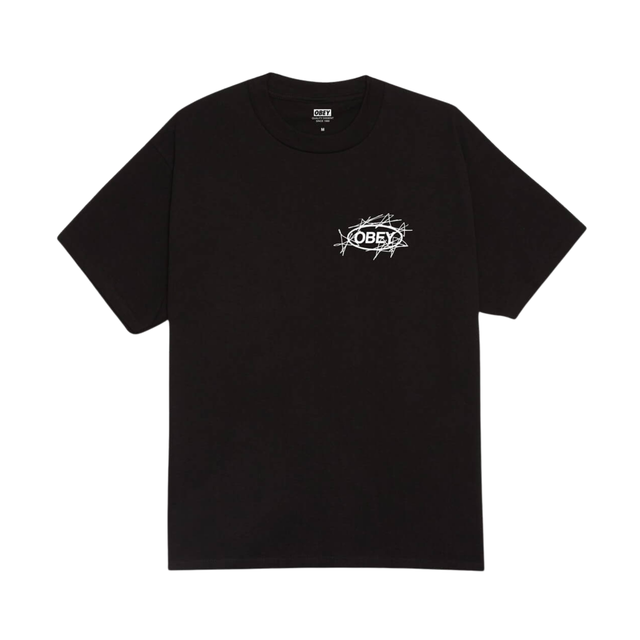 OBEY Scribble Stars T-Shirt - Black