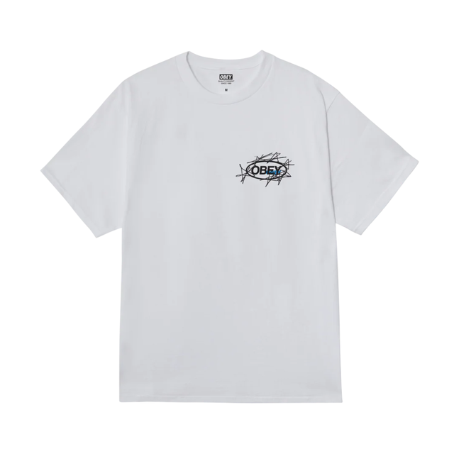 OBEY Scribble Stars T-Shirt - White