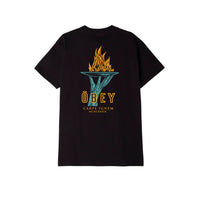 OBEY Seize Fire T-Shirt - Black
