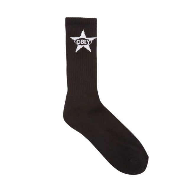 OBEY Star Socks - Black