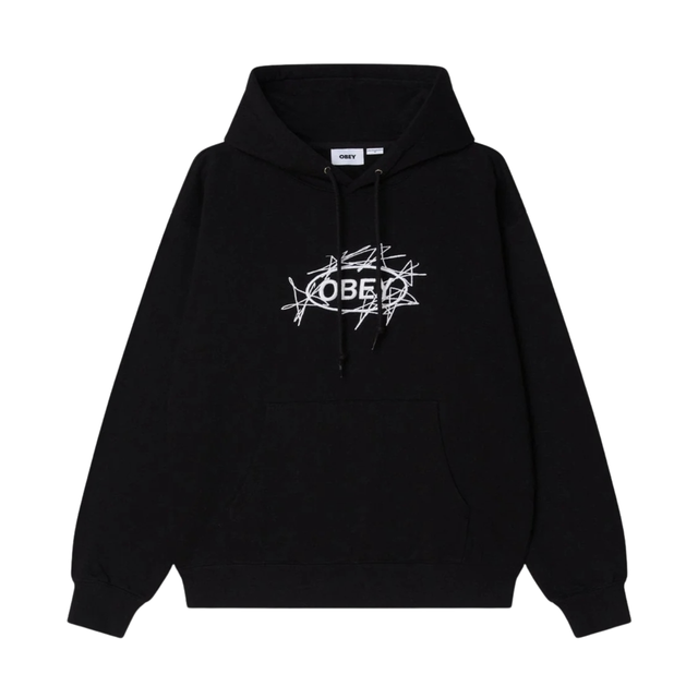OBEY Stars Hoodie - Black