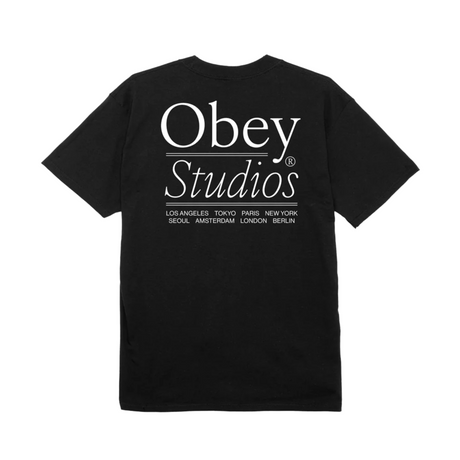 OBEY Studios T-Shirt - Black