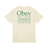 OBEY Studios T-Shirt - Cream