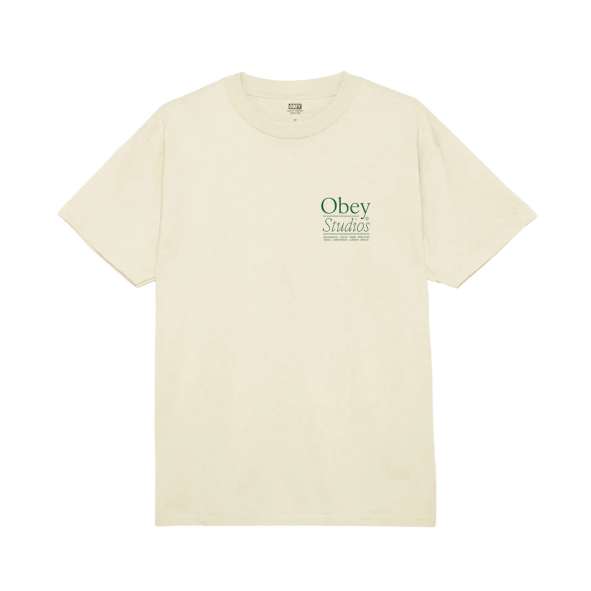 OBEY Studios T-Shirt - Cream