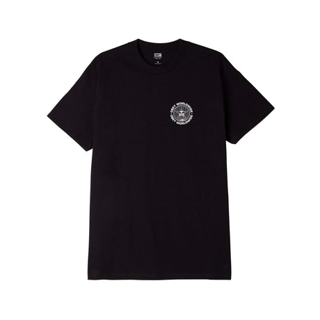 OBEY Worldwide Globe T-Shirt - Black