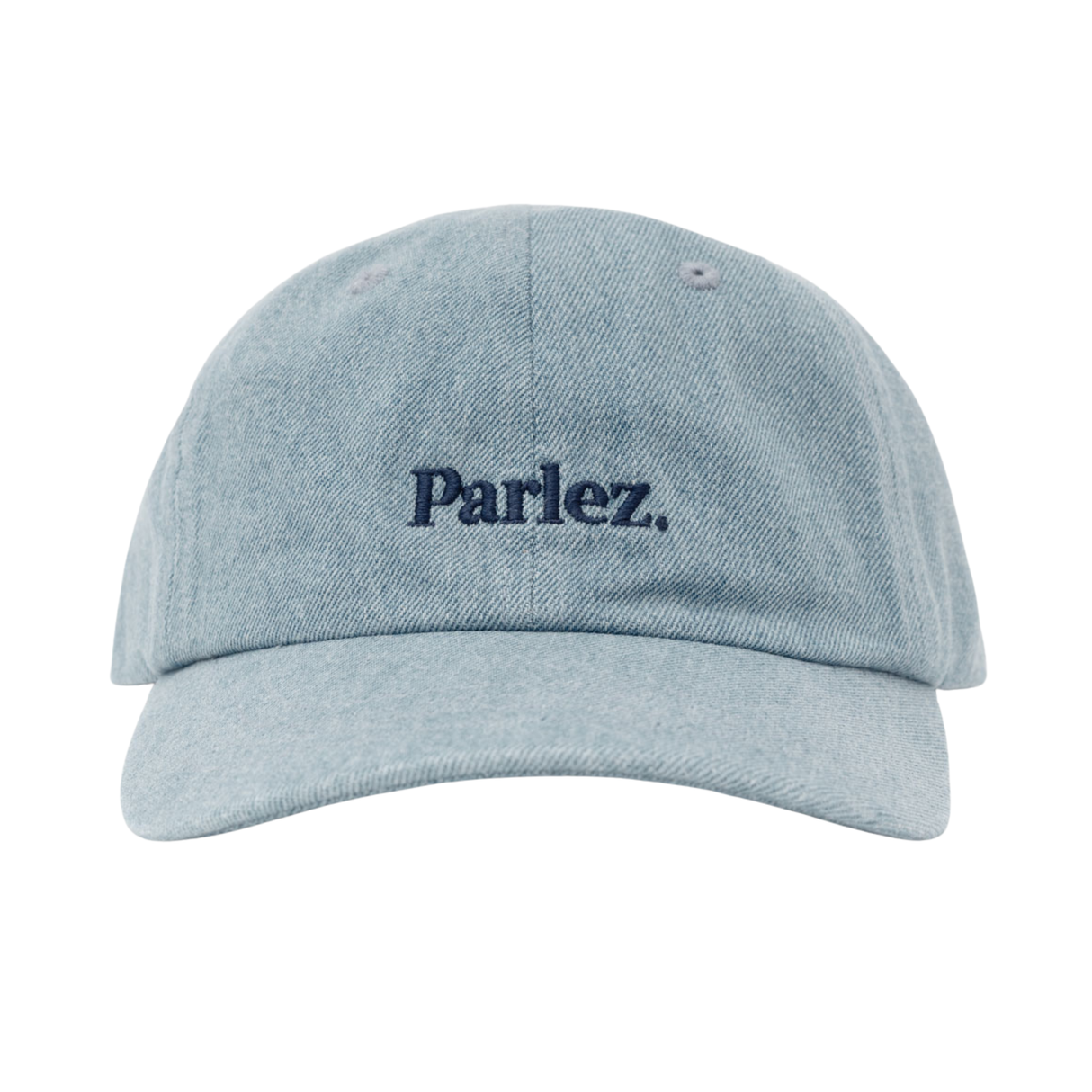 Parlez Boyd 6 Panel Cap Hat - Mid Indigo