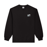 Parlez Iocus Crewneck Sweatshirt - Black / Petrol