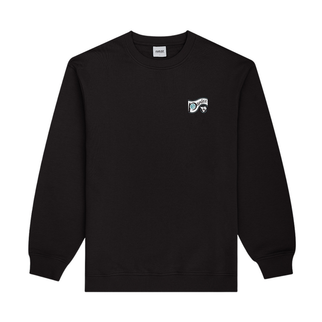 Parlez Iocus Crewneck Sweatshirt - Black / Petrol