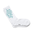 Parlez Source Socks - White / Lagoon