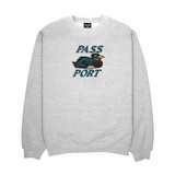 Pass Port Fast Duck Sweatshirt - Ash