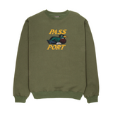 Pass Port Fast Duck Sweatshirt - Olive