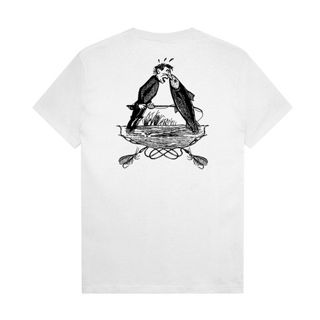 Pass Port Hook & Line T-Shirt - White