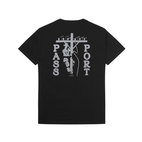 Pass Port Line Worx Pocket T-Shirt - Black