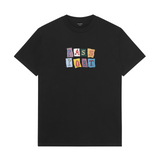 Pass Port Patchwork T-Shirt - Black