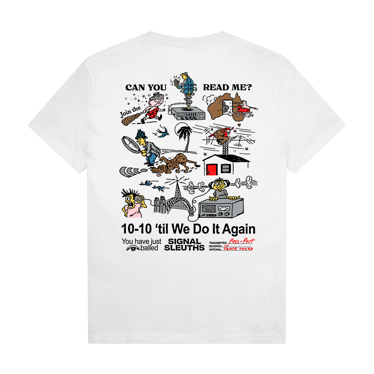 Pass Port Radio Silence T-Shirt - White