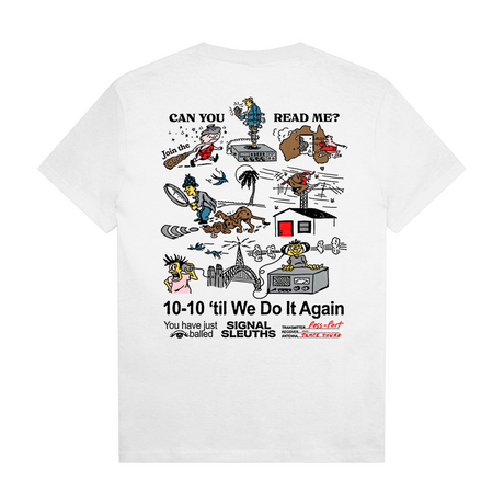 Pass Port Radio Silence T-Shirt - White