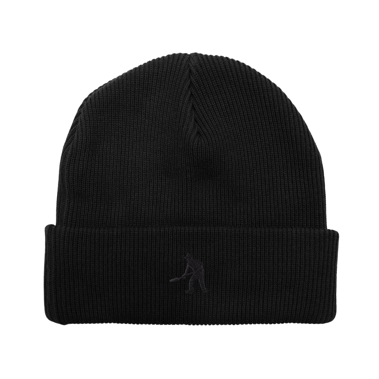 Pass Port Solid Cotton Beanie - Black
