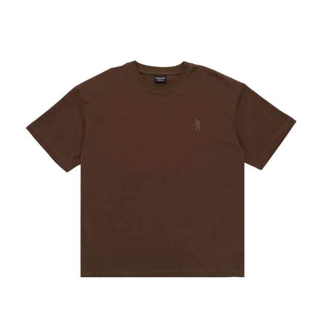 Pass Port Solid Workers T-Shirt - Bark