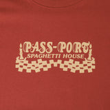 Pass Port Spag House T-Shirt - Brick Red