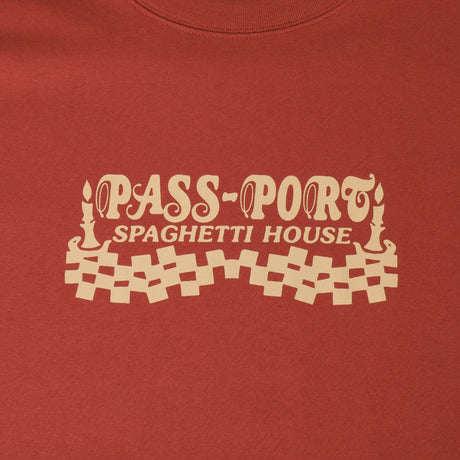 Pass Port Spag House T-Shirt - Brick Red