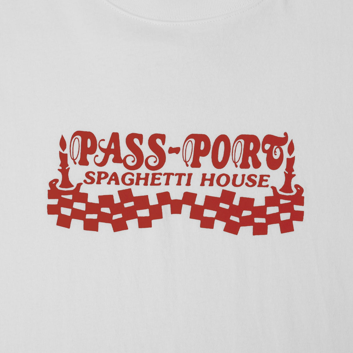 Pass Port Spag House T-Shirt - White