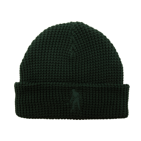 Pass Port Waffle Beanie - Dark Green