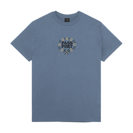 Pass Port Wattle T-Shirt - Stonewash Blue