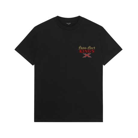 Pass Port x Kings T-Shirt - Black