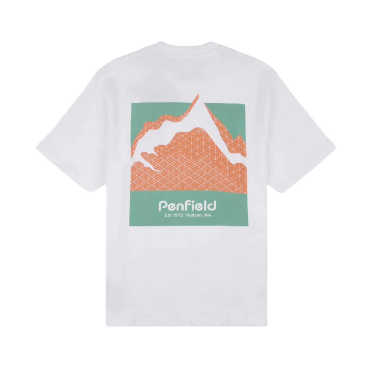 Penfield Mountain Back Print Graphic T-Shirt - Bright White