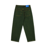 Polar Skate Co. Big Boy Jeans Pants - Chartreuse / Blue