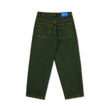 Polar Skate Co. Big Boy Jeans Pants - Chartreuse / Blue