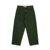 Polar Skate Co. Big Boy Jeans Pants - Chartreuse / Blue