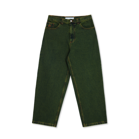 Polar Skate Co. Big Boy Jeans Pants - Chartreuse / Blue