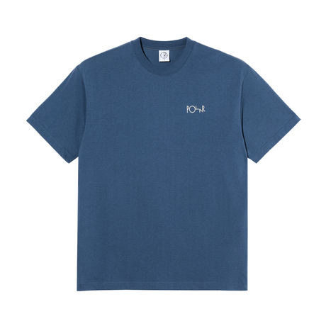 Polar Skate Co. Contrast Stroke Logo T-Shirt – Grey Blue