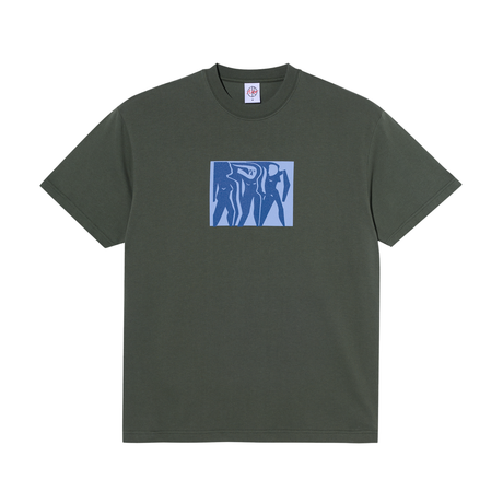 Polar Skate Co. Cut Outs T-Shirt – Dark Olive