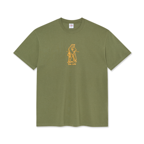 Polar Skate Co. Evol Times T-Shirt – Army Green