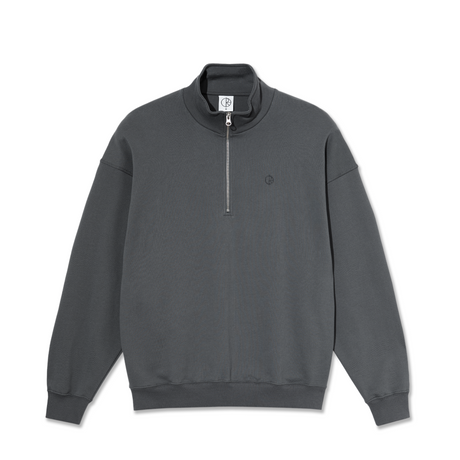 Polar Skate Co. Frank Half Zip Hoodie – Graphite