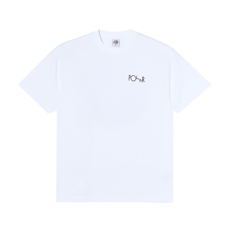 Polar Skate Co. Happy Sad Fill Logo T-Shirt – White