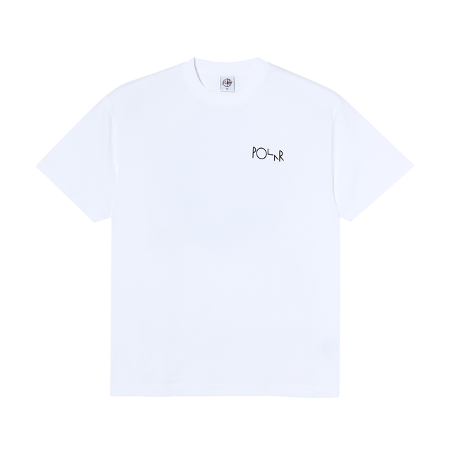 Polar Skate Co. Happy Sad Fill Logo T-Shirt – White