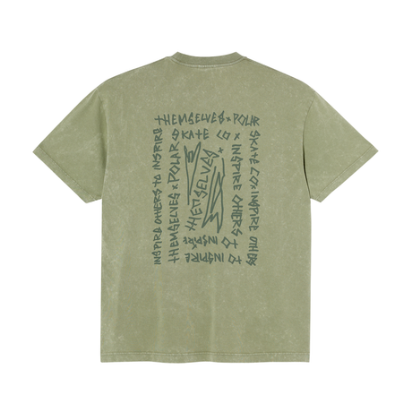 Polar Skate Co. IOTIT T-Shirt – Acid Army Green
